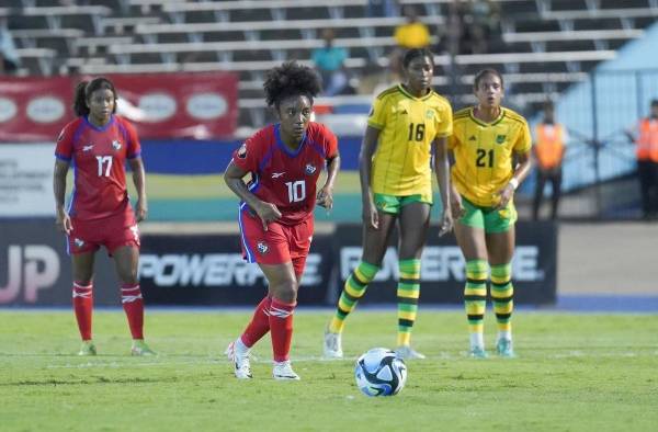 Marta Cox durante el partido contra Jamaica. Marta Cox durante el partido contra Jamaica.