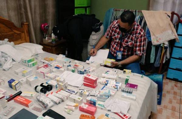 Medicamentos encontrados en el allanamiento de este 16 de septiembre de 2021 Medicamentos encontrados en el allanamiento de este 16 de septiembre de 2021