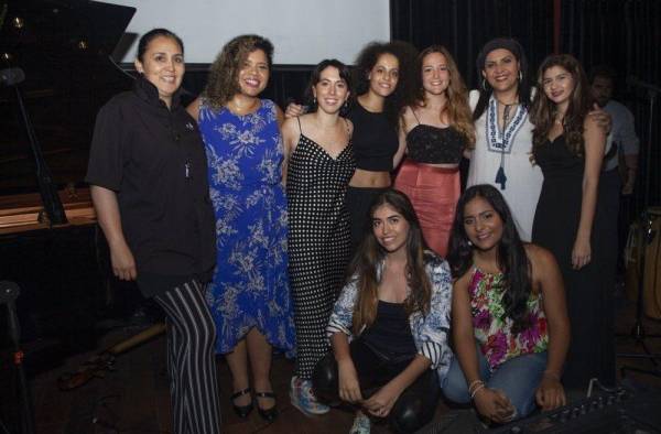 Las integrantes de Las Hijas del Jazz. Las integrantes de Las Hijas del Jazz.