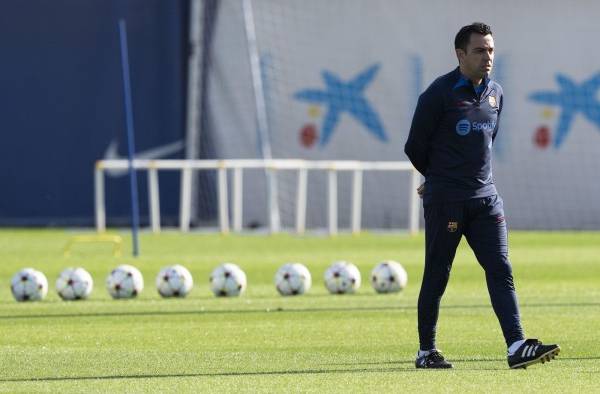 El entrenador del FC Barcelona Xavi Hernández El entrenador del FC Barcelona Xavi Hernández