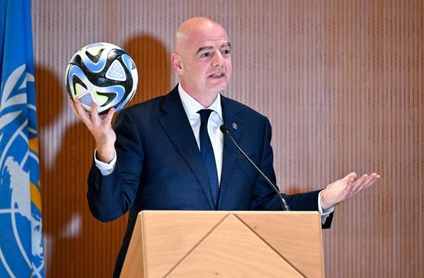 El presidente de la FIFA, Gianni Infantino. El presidente de la FIFA, Gianni Infantino.