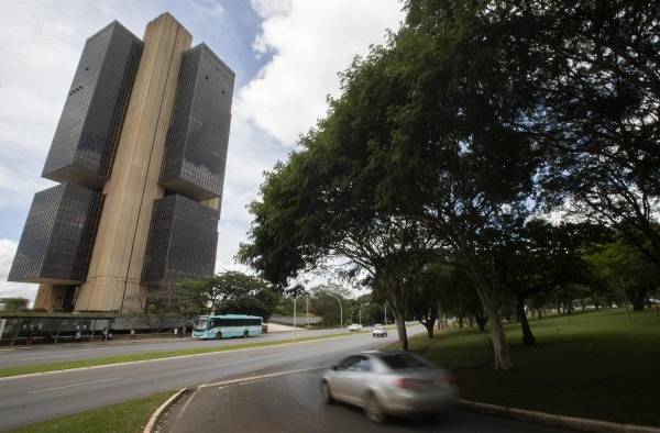 Vista del edificio del Banco Central en la ciudad de Brasilia, en una fotografía de archivo. Vista del edificio del Banco Central en la ciudad de Brasilia, en una fotografía de archivo.