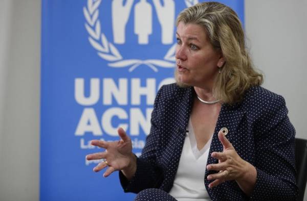 La Alta Comisionada Adjunta para los Refugiados (ACNUR), Kelly Clements. La Alta Comisionada Adjunta para los Refugiados (ACNUR), Kelly Clements.