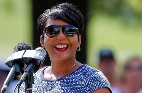 La alcaldesa de Atlanta, Keisha Lance Bottoms La alcaldesa de Atlanta, Keisha Lance Bottoms