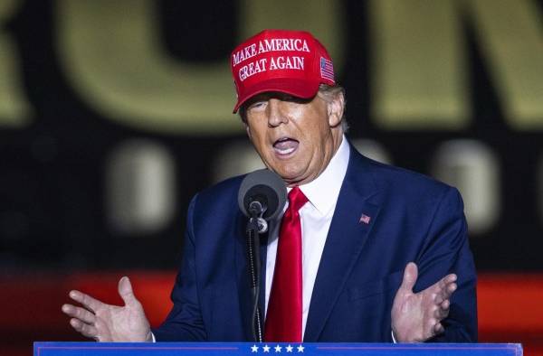 El expresidente Donald Trump, El expresidente Donald Trump,