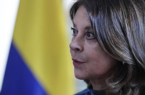 La vicepresidenta y canciller de Colombia, Marta Lucía Ramírez, habla durante una entrevista con Efe el 27 de julio de 2022 en Bogotá (Colombia). La vicepresidenta y canciller de Colombia, Marta Lucía Ramírez, habla durante una entrevista con Efe el 27 de julio de 2022 en Bogotá (Colombia).