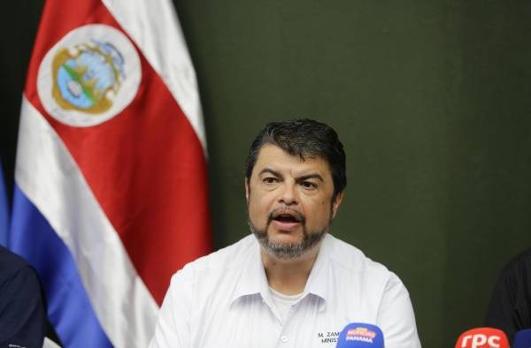 El ministro de Seguridad Pública de Costa Rica, Mario Zamora, en una fotografía de archivo. El ministro de Seguridad Pública de Costa Rica, Mario Zamora, en una fotografía de archivo.