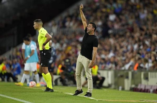 El entrenador del FC Barcelona, Xavi Hernández, en una foto de archivo El entrenador del FC Barcelona, Xavi Hernández, en una foto de archivo