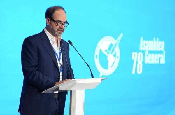 El presidente de la Sociedad Interamericana de Prensa (SIP), Michael Greenspon. El presidente de la Sociedad Interamericana de Prensa (SIP), Michael Greenspon.