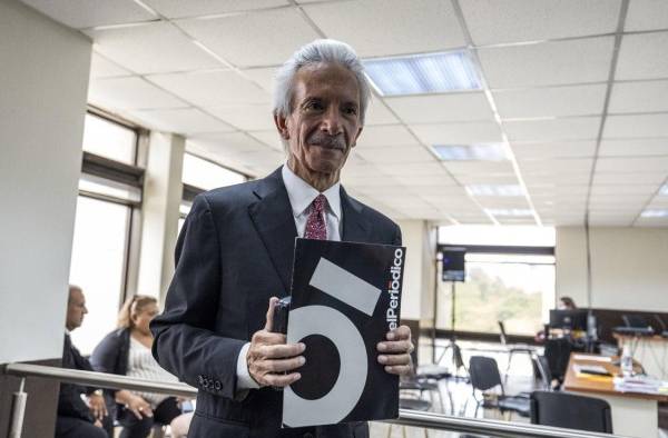El periodista José Rubén Zamora. El periodista José Rubén Zamora.