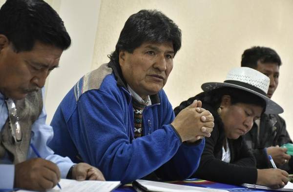 Morales, también líder del MAS, dijo que hay una campaña 'sucia' en su contra, Morales, también líder del MAS, dijo que hay una campaña 'sucia' en su contra,