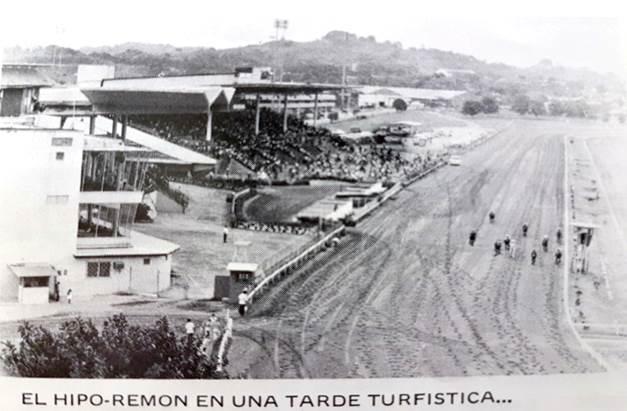 Vista histórica general del hipódromo. Vista histórica general del hipódromo.