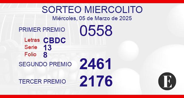 Sorteo de oro miercolito de 5 de marzo de 2025 Sorteo de oro miercolito de 5 de marzo de 2025