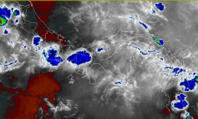 Imagen satelital del Instituto de Meteorología e Hidrología de Panamá (Imhpa). Imagen satelital del Instituto de Meteorología e Hidrología de Panamá (Imhpa).