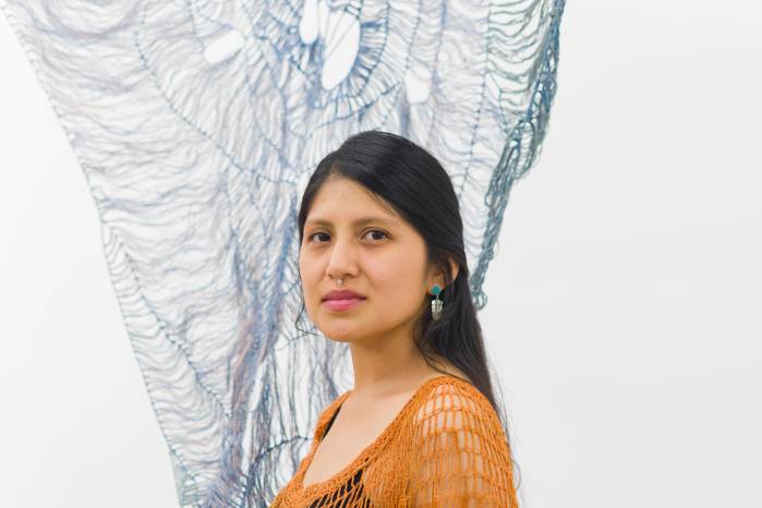 La artista peruana Cristina Flores Pescorán. La artista peruana Cristina Flores Pescorán.