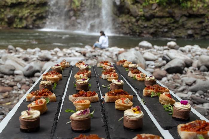Los bocados que acompañaron el café Geisha. Los bocados que acompañaron el café Geisha.