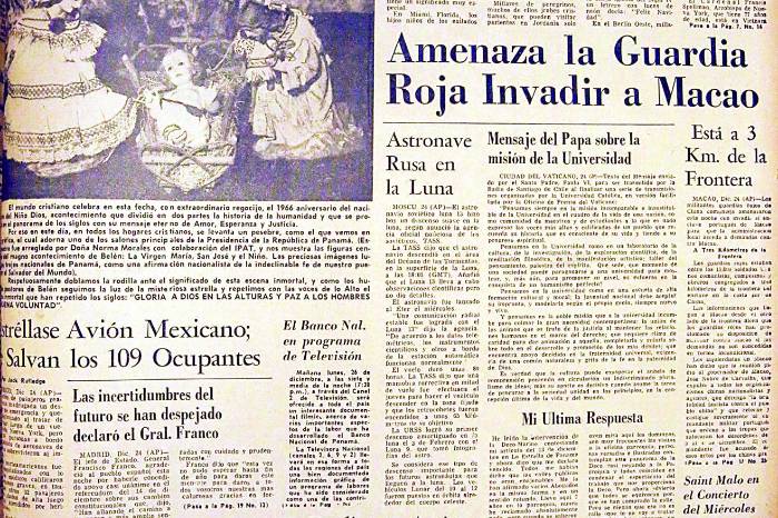 Portada del 25 del diciembre de 1966. Portada del 25 del diciembre de 1966.
