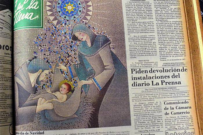 Portada del 25 del diciembre de 1987. Portada del 25 del diciembre de 1987.