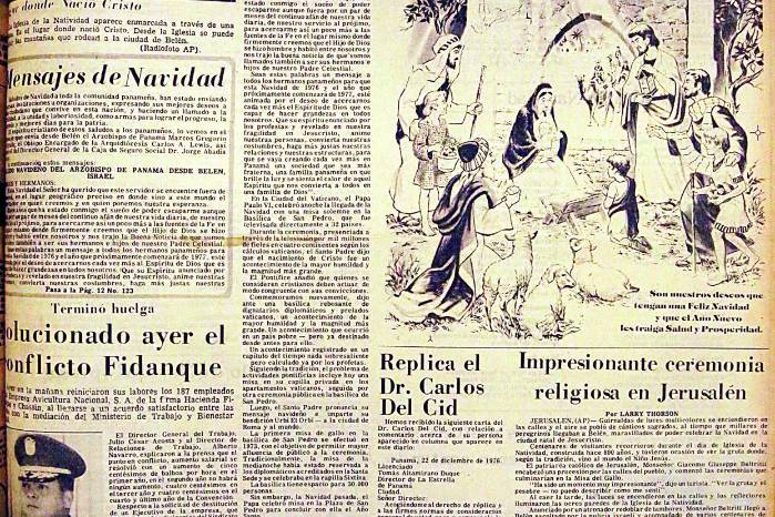 Portada del 25 del diciembre de 1976. Portada del 25 del diciembre de 1976.