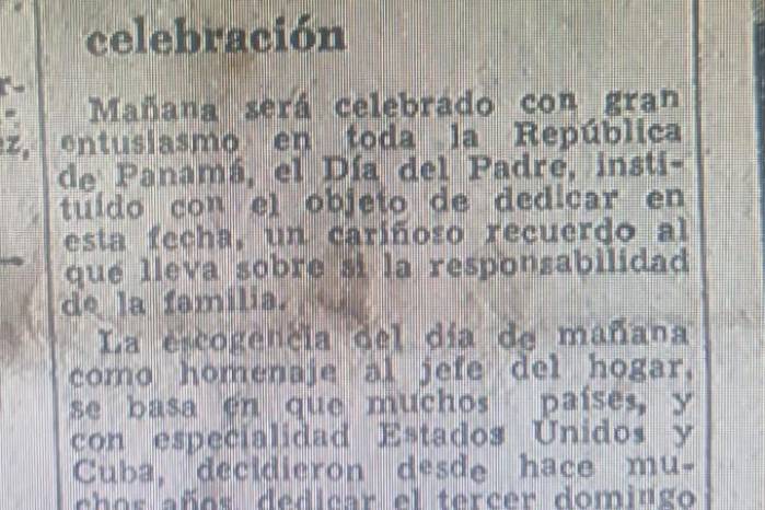 El Día del Padre en Panamá, creación de Nacho Valdés, ha permitido hacer un alto en el transcurrir del año para celebrar la existencia de los padres. El Día del Padre en Panamá, creación de Nacho Valdés, ha permitido hacer un alto en el transcurrir del año para celebrar la existencia de los padres.