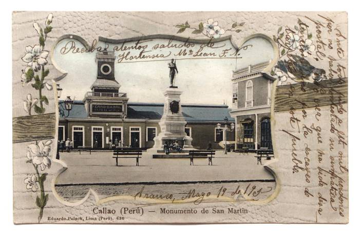 Monumento a San Martín , 1912. Monumento a San Martín , 1912.