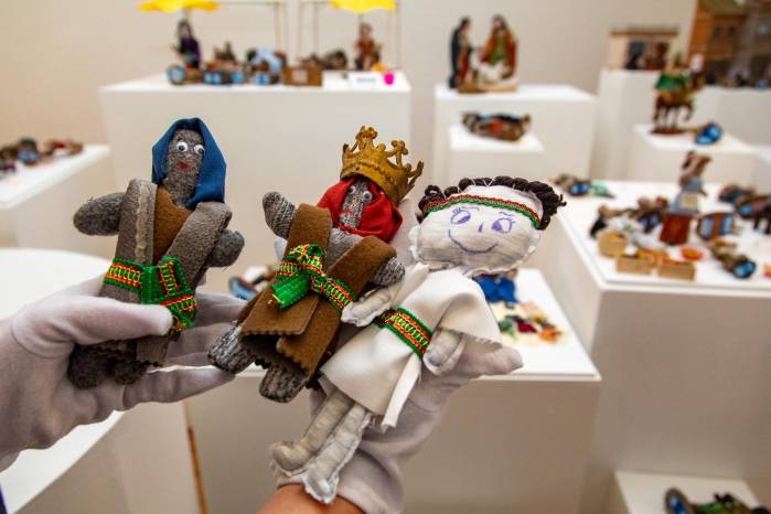 Detalle del pesebre. Detalle del pesebre.