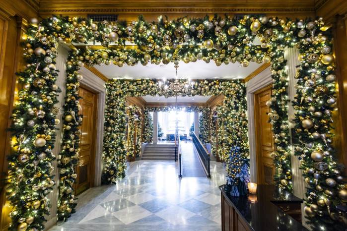 Parte de la decoración navideña de la Casa Blanca en Estados Unidos. Parte de la decoración navideña de la Casa Blanca en Estados Unidos.