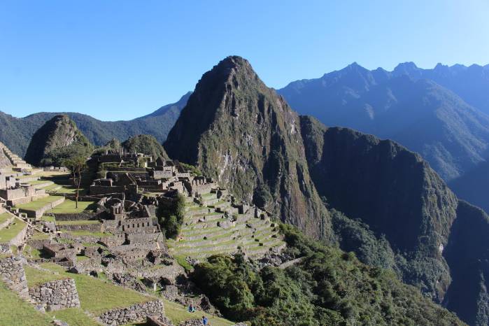 Vista general de la ciudadela prehispánica de Machu Picchu (Perú). Vista general de la ciudadela prehispánica de Machu Picchu (Perú).