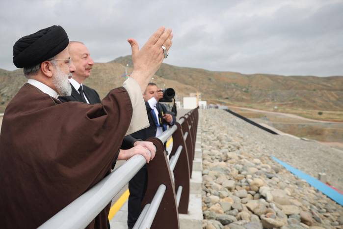 Raisi se desplazó este domingo a la provincia de Azerbaiyán Oriental, donde inauguró una presa. Raisi se desplazó este domingo a la provincia de Azerbaiyán Oriental, donde inauguró una presa.
