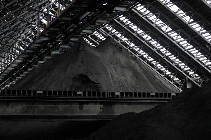 El concentrado de cobre lleva almacenándose desde finales de noviembre de 2023. El concentrado de cobre lleva almacenándose desde finales de noviembre de 2023.