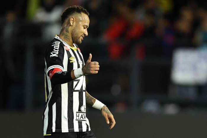 Neymar, jugador del Santos. Neymar, jugador del Santos.