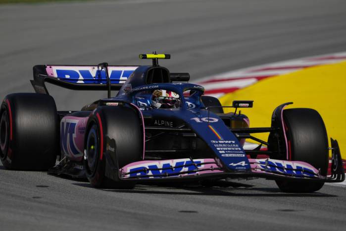 Imagen de archivo del francés Pierre Gasly, del equipo Alpine. Imagen de archivo del francés Pierre Gasly, del equipo Alpine.