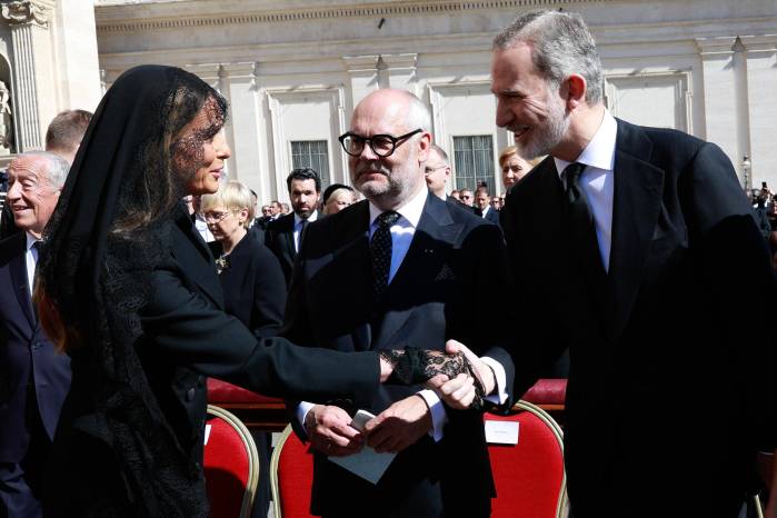 Los saludos oficiales en el funeral del papa Francisco Los saludos oficiales en el funeral del papa Francisco 