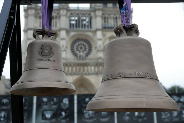 Campanas nuevas que tendrá la Catedral de Notre Dame. Campanas nuevas que tendrá la Catedral de Notre Dame.