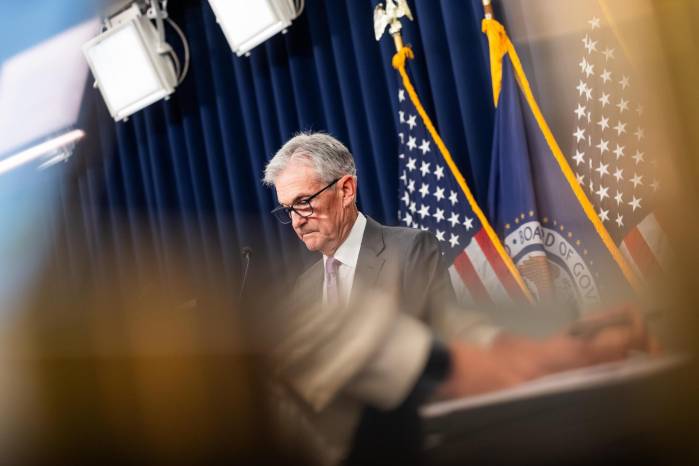 Fotografía de archivo en donde se ve al presidente de la Reserva Federal de Estados Unidos (Fed), Jerome Powell. Fotografía de archivo en donde se ve al presidente de la Reserva Federal de Estados Unidos (Fed), Jerome Powell.
