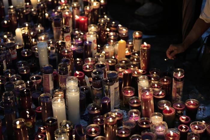 “!Vengan al Santuario, qué viva Jesús Nazareno!”, exclama Rodríguez, uno de los miles de devotos que cada año llegan a pagar penitencias. “!Vengan al Santuario, qué viva Jesús Nazareno!”, exclama Rodríguez, uno de los miles de devotos que cada año llegan a pagar penitencias.
