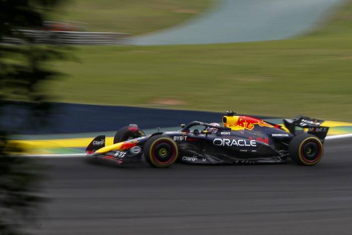 Max Verstappen durante el Gran Premio de Sao Pablo. Max Verstappen durante el Gran Premio de Sao Pablo.
