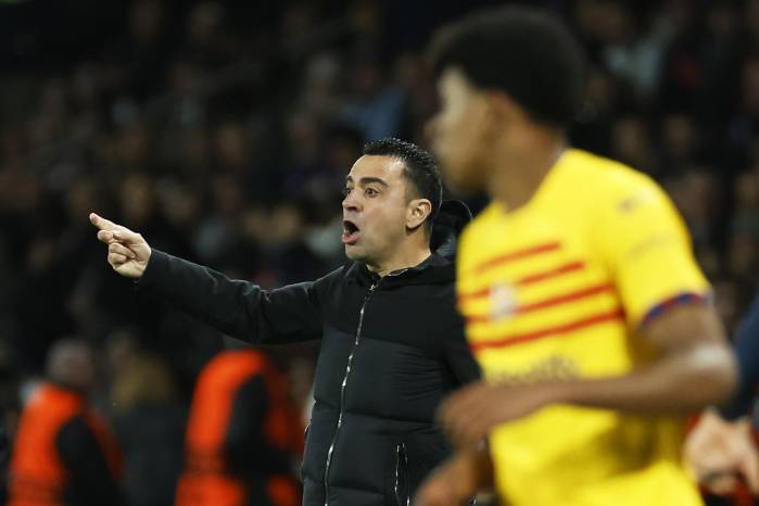 El entrenador del Barcelona Xavi Hernández. El entrenador del Barcelona Xavi Hernández.