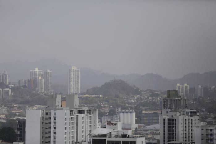 Fotografía del 18 de marzo de un sector de la Ciudad de Panamá. Fotografía del 18 de marzo de un sector de la Ciudad de Panamá.