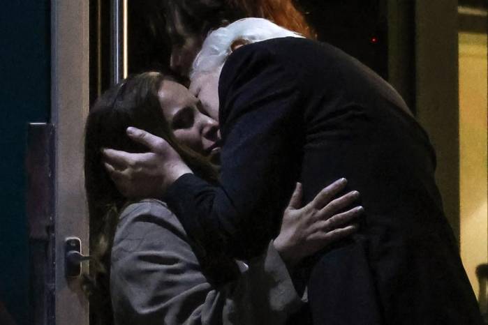 WikiLeaks founder Julian Assange (R) kisses his wife Stella Assange (L) after arriving at Canberra Airport in Canberra on June 26, 2024, after he pleaded guilty at a US court in Saipan to a single count of conspiracy to obtain and disseminate US national defence information. - WikiLeaks founder Julian Assange returned home to Australia to start life as a free man June 26 after admitting he revealed US defence secrets in a deal that unlocked the door to his London prison cell. WikiLeaks founder Julian Assange (R) kisses his wife Stella Assange (L) after arriving at Canberra Airport in Canberra on June 26, 2024, after he pleaded guilty at a US court in Saipan to a single count of conspiracy to obtain and disseminate US national defence information. - WikiLeaks founder Julian Assange returned home to Australia to start life as a free man June 26 after admitting he revealed US defence secrets in a deal that unlocked the door to his London prison cell.