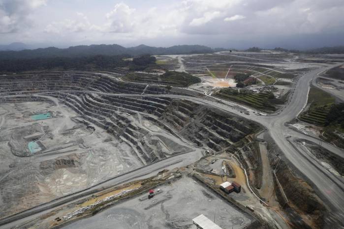Fotografía aérea del proyecto Minera Panamá, filial de la canadiense First Quantum Minerals (FQM), el 10 de diciembre de 2023, en Donoso (Panamá). Fotografía aérea del proyecto Minera Panamá, filial de la canadiense First Quantum Minerals (FQM), el 10 de diciembre de 2023, en Donoso (Panamá).