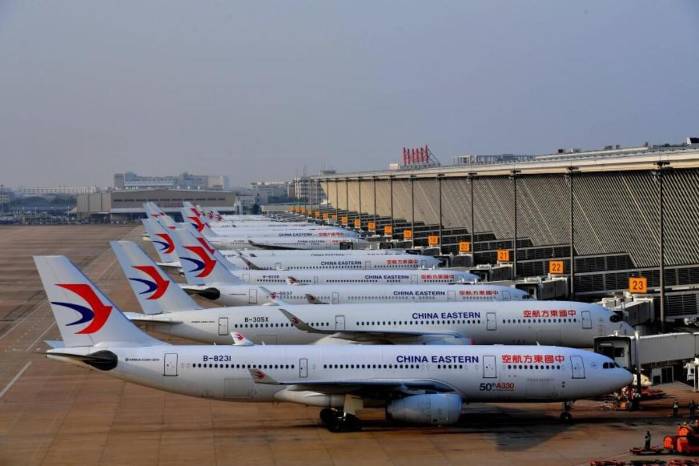 Imagen ilustrativa de aeronaves de China Eastern Airlines, una de las tres principales aerolíneas del país, junto con Air China y China Southern Airlines. Imagen ilustrativa de aeronaves de China Eastern Airlines, una de las tres principales aerolíneas del país, junto con Air China y China Southern Airlines.