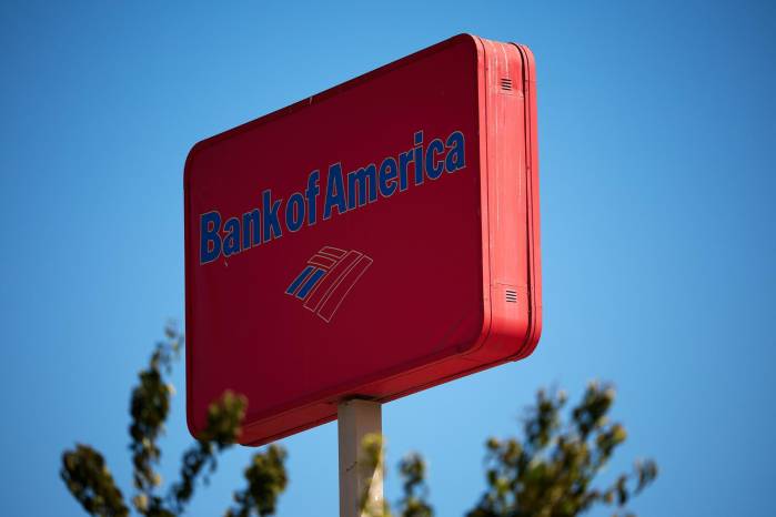 Fotografía de archivo del 2 de otubre de 2024 que muestra un cartel de Bank of America en Los Ángeles (EE.UU.). Fotografía de archivo del 2 de otubre de 2024 que muestra un cartel de Bank of America en Los Ángeles (EE.UU.).