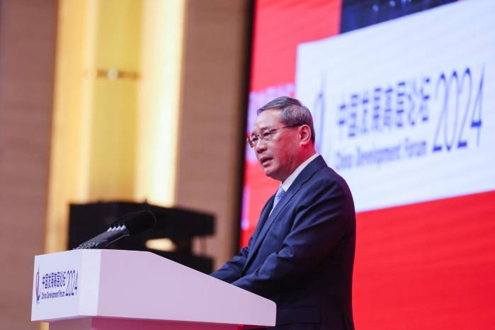 El primer ministro chino, Li Qiang. El primer ministro chino, Li Qiang.