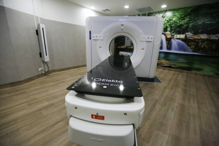 El Hospital de Cancerología ‘va a contar con lo último en tecnología a nivel de radioterapia’, dijo Ortega-Barría. El Hospital de Cancerología ‘va a contar con lo último en tecnología a nivel de radioterapia’, dijo Ortega-Barría.