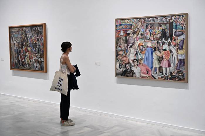 En 1965, tras años de exilio en América Latina, la artista gallega se instala definitivamenteen España. En 1965, tras años de exilio en América Latina, la artista gallega se instala definitivamenteen España.