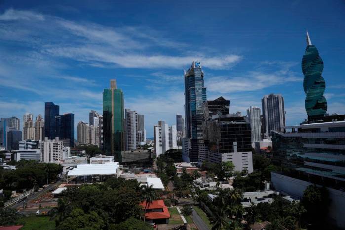 Imagen de un rincón de la ciudad de Panamá. Imagen de un rincón de la ciudad de Panamá.