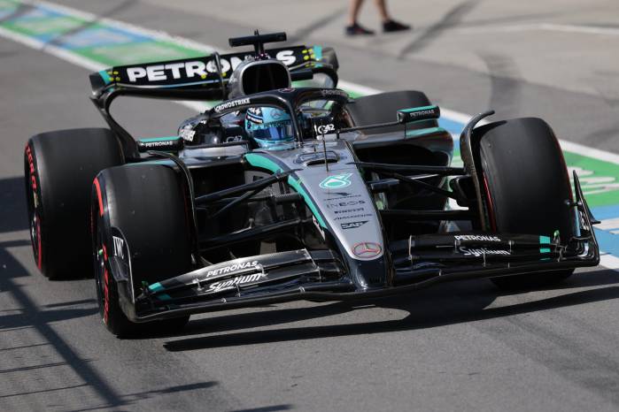 El inglés George Russell (Mercedes) ganó el Gran Premio de Canadá de la Fórmula Uno, que se disputó en el circuito Gilles Villeneuve de Montreal. El inglés George Russell (Mercedes) ganó el Gran Premio de Canadá de la Fórmula Uno, que se disputó en el circuito Gilles Villeneuve de Montreal.