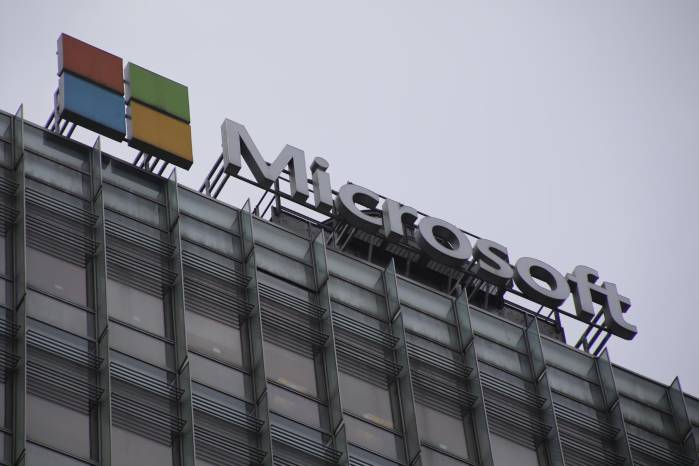 Fotografía de archivo que muestra el logo de la compañía Microsoft. Fotografía de archivo que muestra el logo de la compañía Microsoft.