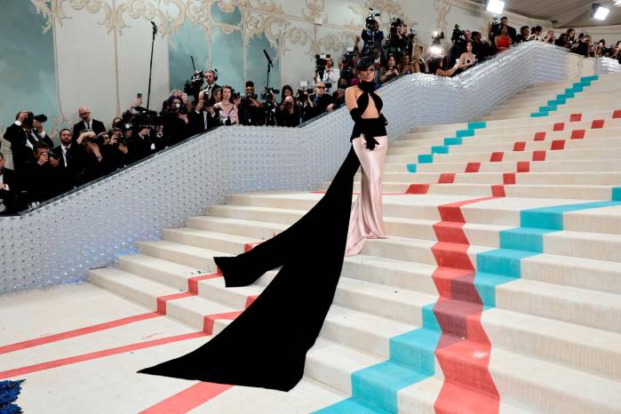 Jennifer López en la Met Gala 2023. Jennifer López en la Met Gala 2023.